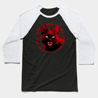 Devil cat Baseball T-Shirt